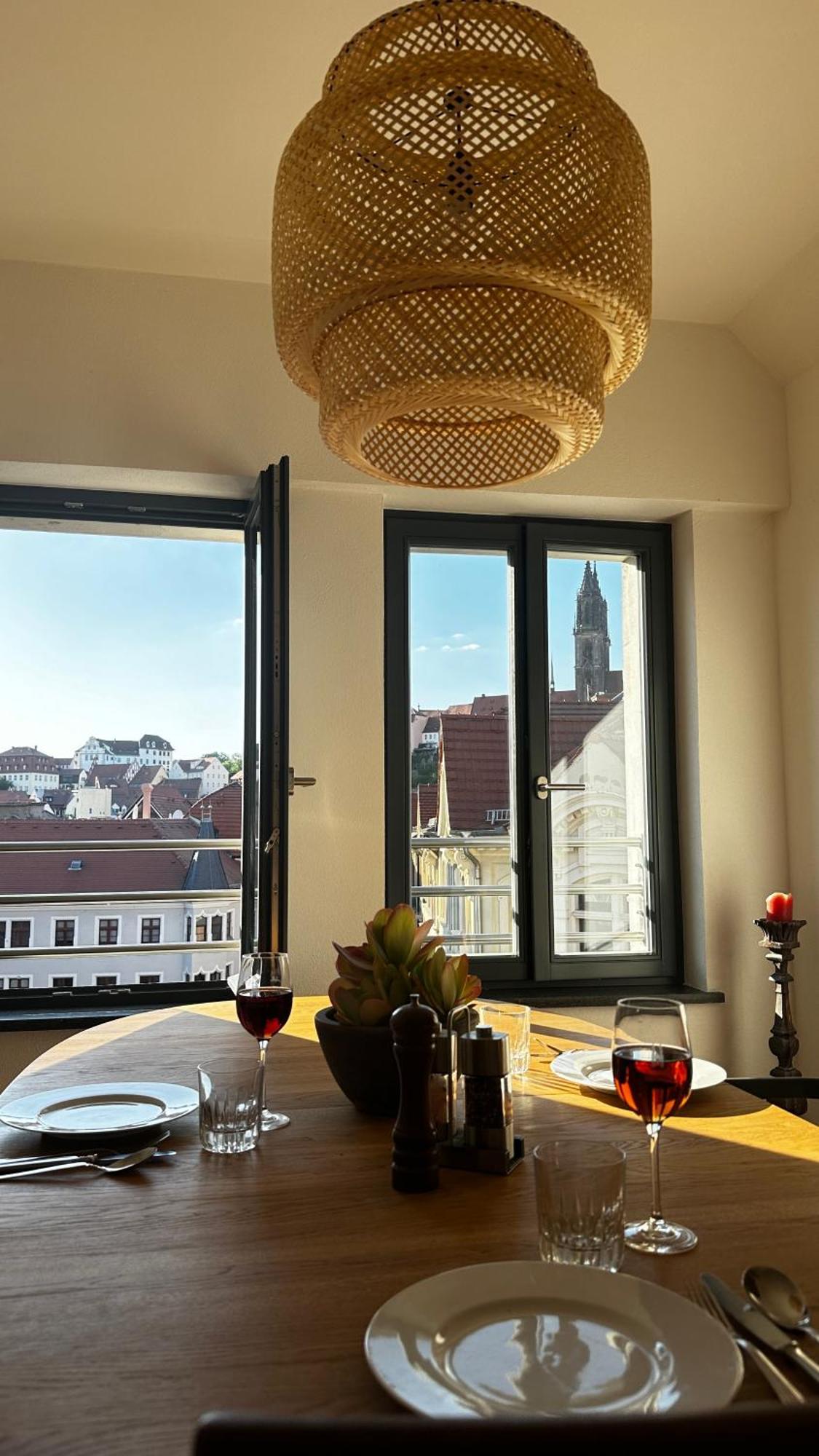Ruhige-Moderne Wohnung Mit Burgblick Meißen Dış mekan fotoğraf